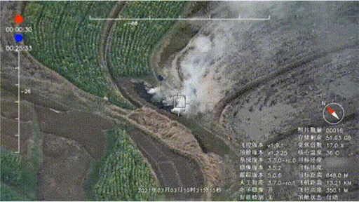 Patrullaje UAV de líneas de transmisión ante incendios forestales